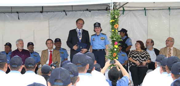 "Acto entrega edificio Criminalística"