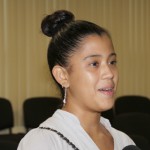 "Cintia Rodríguez, estudiante Contaduria, UPOLI"
