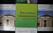 Libro: Pueblos Indigenas y Afrodescendientes y Constitución traducida en miskito y mayagna