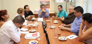 "Dip.Gustavo Porras y directivos ANEP-Costa Rica"