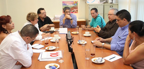 "Dip.Gustavo Porras y directivos ANEP-Costa Rica"