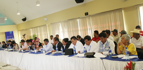 "Miembros del PIA durante XIII sesion"