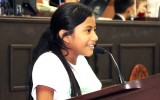 "Niña Jeraldine Rodriguez, estudiante de Escuela Infancia sin Fronteras"