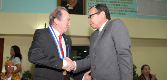 "Jose Blecua e ingeniero Rene Nuñez"