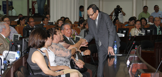 "Ing.Rene Nuñez y familiares del Gral.Benjamin Zeledon"