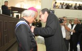 Mons.Leopoldo Brenes e Ing.Rene Nuñez