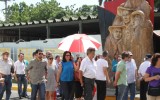 Visita de Delagaciones a la Avenida General Agusto C Sandino 086