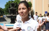 "Diosmara Maradiaga, Estudiante 4to. año, Colegio Experimental México"